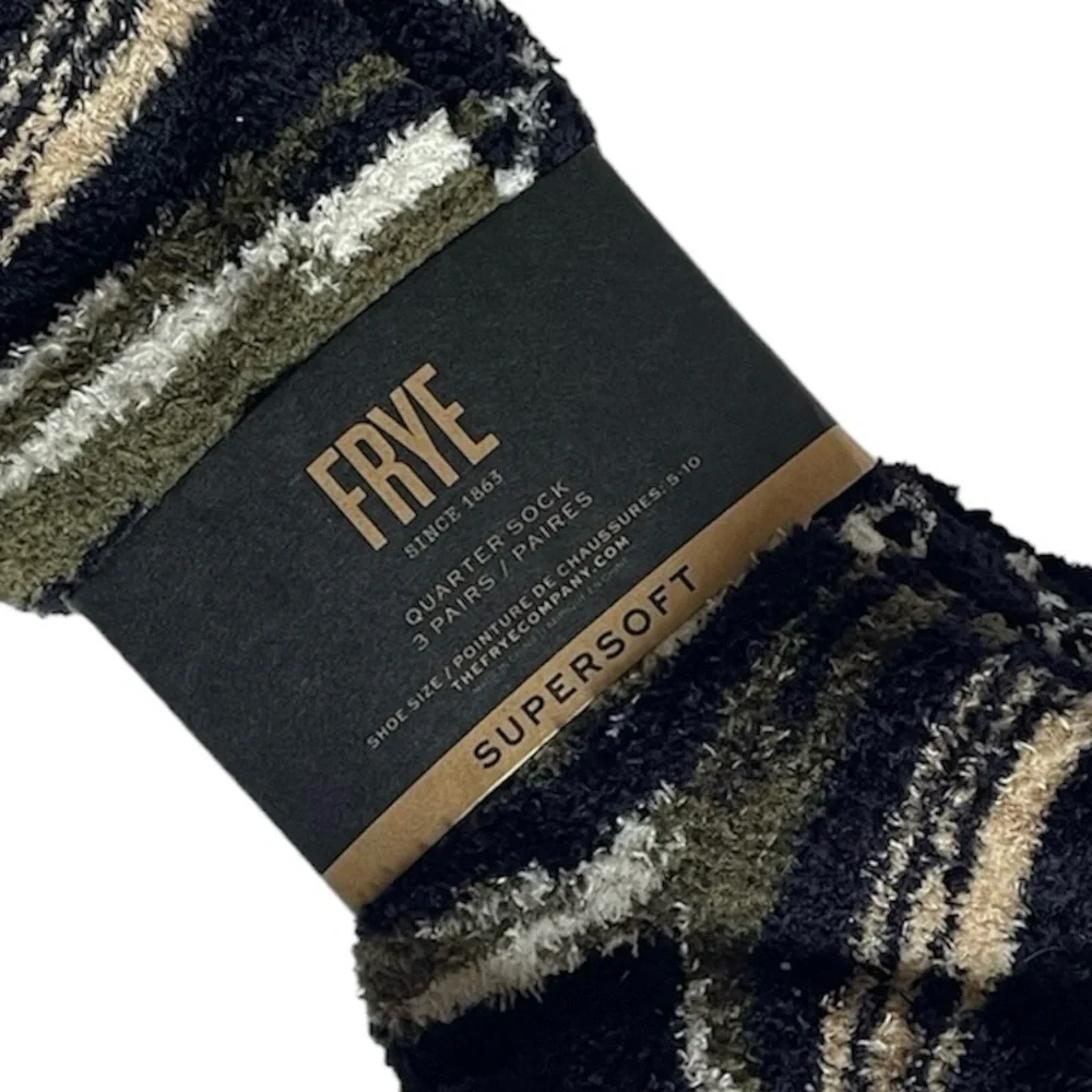 FRYE Quarter Sock Supersoft 3 Pack NWT - Picture 2 of 5